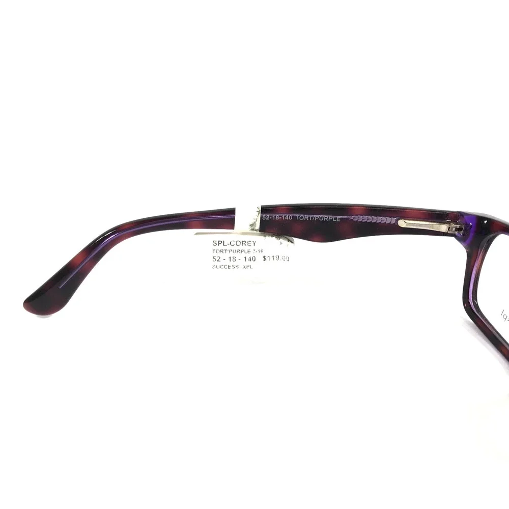 Success:XPL Eyeglasses Frames COREY TORT/PURPLE Tortoise Purple 52-18-140